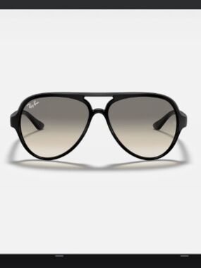 Mens/Womens Ray-Ban RB4125 Cats 5000 Black Gradient Aviator Sunglasses